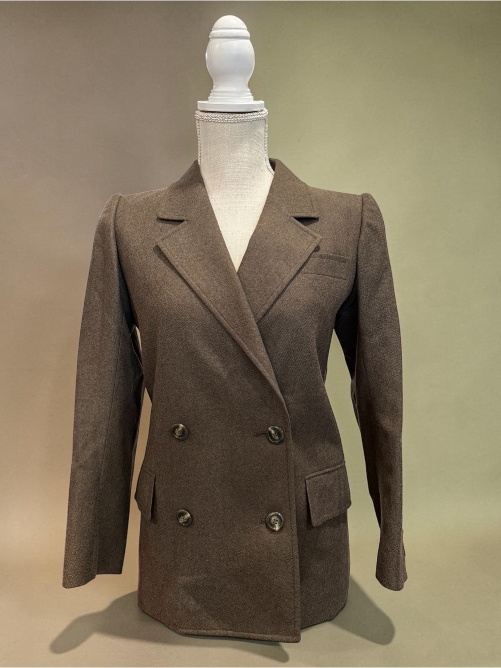 Yves Saint Laurent Double-Breasted Jacket - Picture 2 of 10